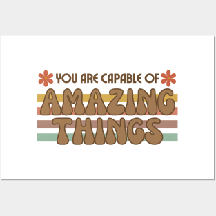 Believe in Your Potential - You Are Capable of Amazing Things Posters and Art